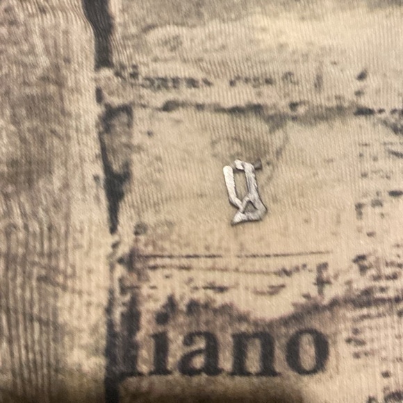 Limited edition (2000) galliano newspaper shirt . Size xl